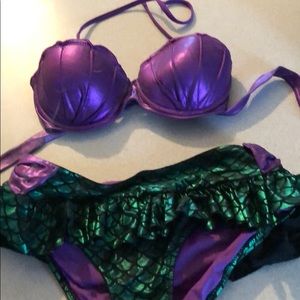 Disney Ariel Little Mermaid Bikini Size XS